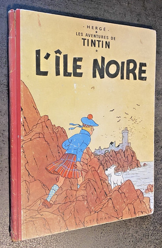 Tintin ile noire - l'ile,