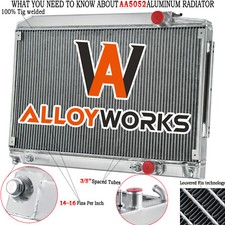 2 Rangée Radiateur Pour 80-85 Mercedes-Benz R107 380 SL / C107 380 SLC 78-81