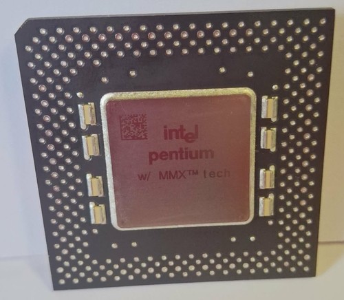 Intel pentium mmx cpu vintage - intel,
