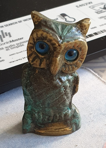 Figurine chouette hibou en - figurine, chouette,