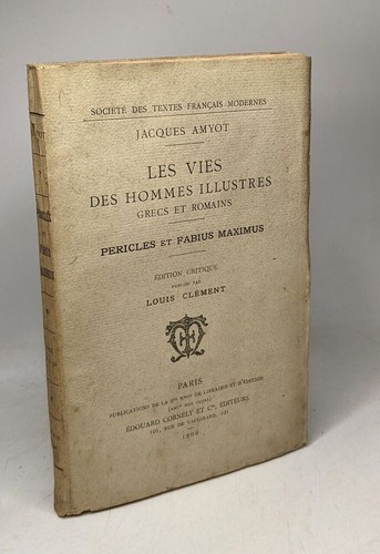 Les vies des hommes - , illustres
