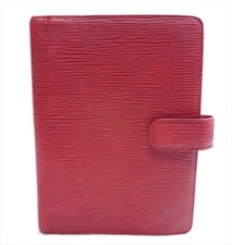 Authentique carnet LOUIS VUITTON Agenda MM epi cuir #3002