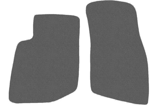 Graphite velour avant tapis - velour,,