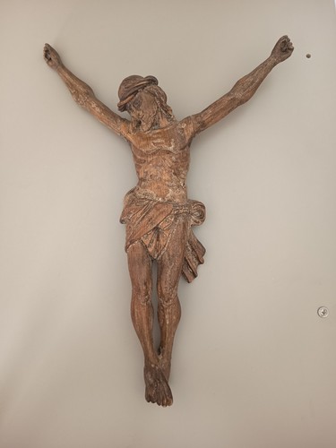 Crucifix ancien christ bois - ancien,