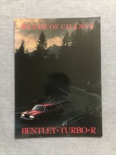 Bentley dépliant Turbo R