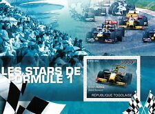 ROBERT KUBICA Renault R30 Formula One F1 GP Racing Car Stamp Sheet (2010 Togo)