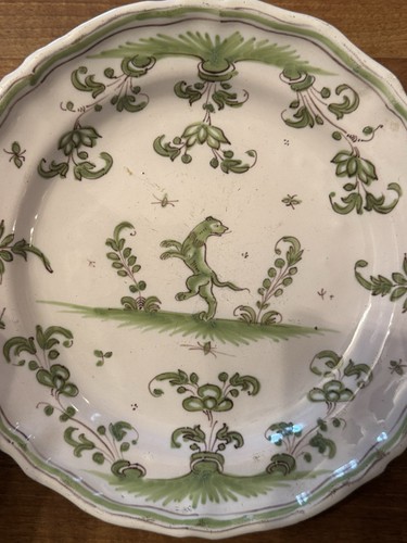 Assiette xviii ème siècle - assiette,