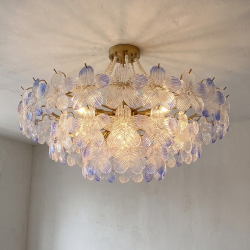 Lustre plafonnier floral - plafonnier,