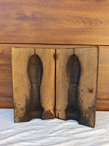 Moule verrier ancien bois