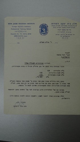 Old antique hebrew letter - antique,