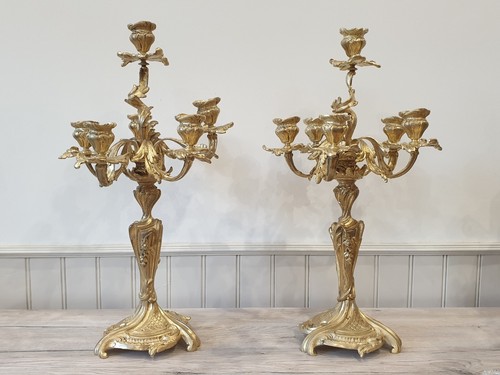 Paire chandeliers - de,