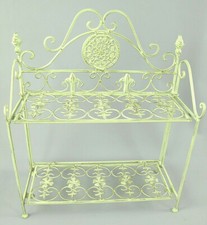 Étagère en Métal, Fer, Étagère En Antik-Shabby-Style, Antique, 40x48x18cm