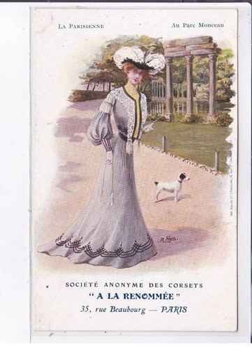 Publicite les corset a - corset, la