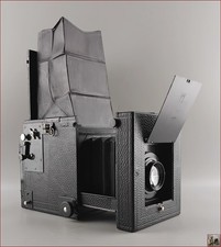 Ernemann Appareil Photo Reflex à Soufflet  9x12cm Objectif Zeiss Tessar 18cm