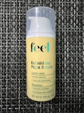 FEEL Refinishing Night Serum W/ Lactic Acid 1 Fl Oz Reduces Wrinkles & Blemishes