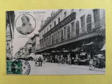 Old postcard 37 - towers rue nationale Grand Bazaar New Galleries Arm Cart