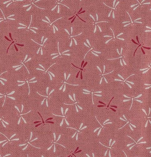 Tissu japonais tombo - tombo, libellule