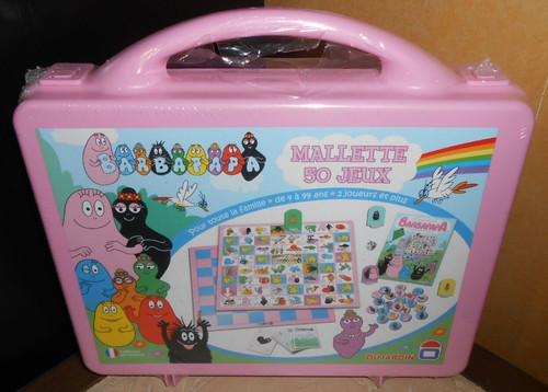Mallette jeux barbapapa - jeux,