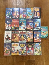 Lot De 21 VHS Disney K7 Vidéo 