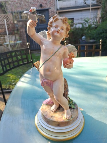Cupidon porcelaine meissen - porcelaine, de