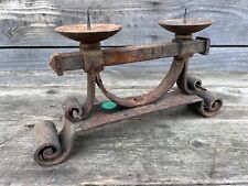 Chandelier Fer Forgé Ancien Art Populaire Vintage 1950