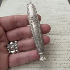 Sceau en Argent fin XIXè Napoléon III French Victorian Silver Seal last 19th