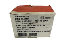 16 LBS Lot Hilti Self-Drilling Drywall Screws 6 x 1-5/8" PBH SD Zinc 86217