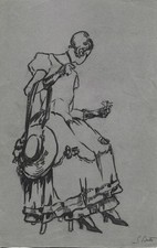 Dessin original encre et