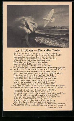 Chanson paloma la - chanson,