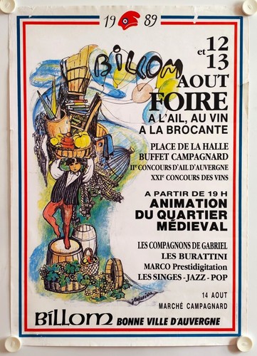 Affiche foire ail - affiche,