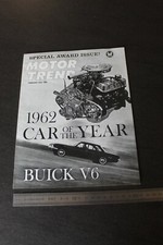(MN5/L) Brochure Magazine BUICK V6 Car of the year 1962
