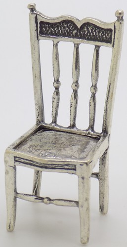 Chaise miniature argent - chaise,