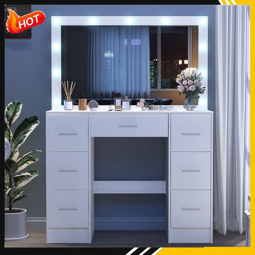 Large vaniry makeup desk - large,