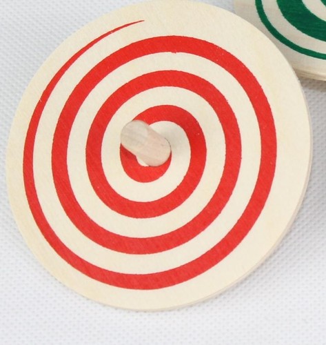 Jouet bois toupie spirale - jouet,