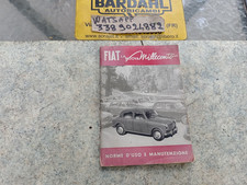 Fiat 1100 - use and maintenance
