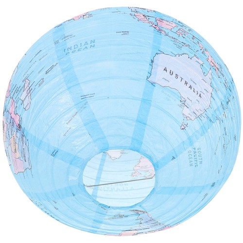 Reusable globe paper lantern - globe,