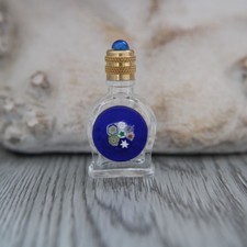 4.7 cm, empty perfume miniature, glass bottle Murine decor from Venice
