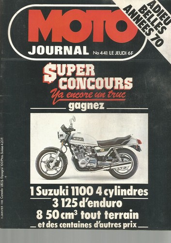 Moto journal 441 suz - n°441,