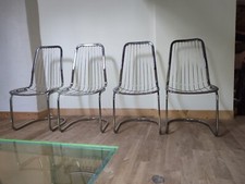 4 Vintage Gastone Rinaldi Metal Taste Chairs to Restore