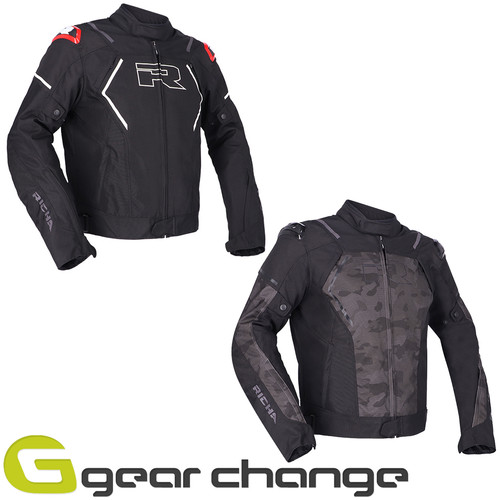 Veste moto textile - de,