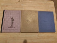 Lot 3 cahiers anciens 1950 manuscrits Cosmographie rare Physique Géométrie.