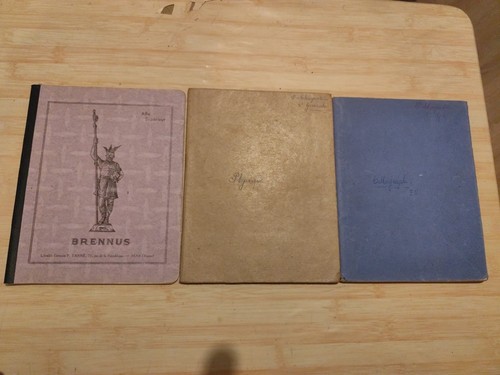 Lot cahiers anciens 1950 - lot,