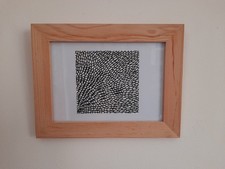 Tableau original abstrait noir