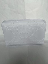 Dior Trousse / pochette Blanche  beauty,Gift VIP , avec Sac Papier , Neuve