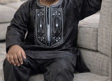 Boubou Africain 3 Pièces Pour