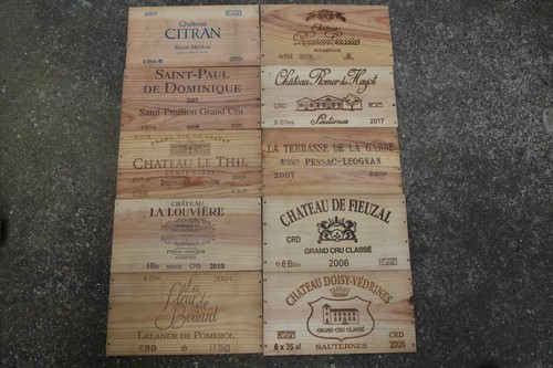 Estampes caisses vin rare - vin,