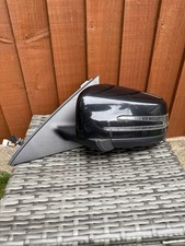 Mercedes W204 Coupe c-class passenger side power folded wing mirror Black #608
