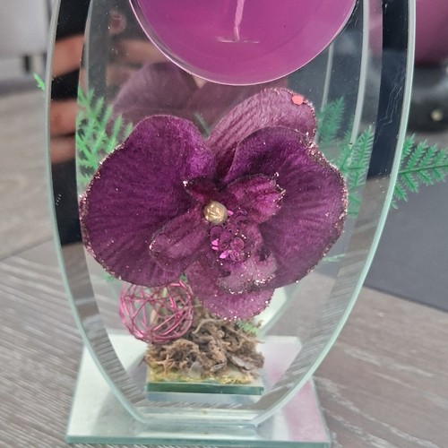 Photophore ovale verre