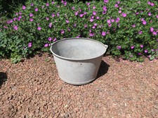 bassine en zinc galva