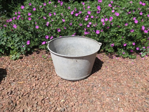 Bassine zinc galva - bassine,
